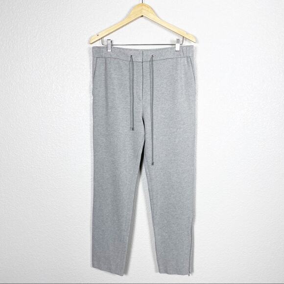 HUGO Pants - HUGO by Hugo Boss Womens Grey Tapered Fit Trouser Pant Size 8